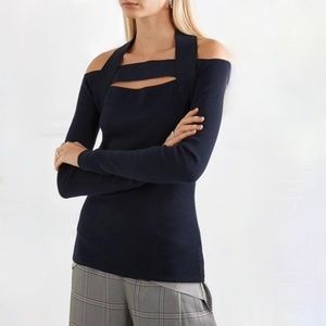Dion Lee Cutout Merino Wool Sweater Sz S